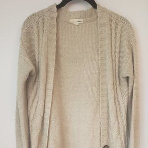 Garage Beige Knit Cardigan